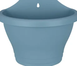 Elho Corsica Wandblumentopf blau 25 x 17 x 19 cm Wand-Blumentöpfe|Blumentöpfe & Pflanzgefäße