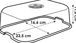 Clearance Elho green basics Anzuchtkasten Deckel 24 x 12 x 17 cm Anzuchtkästen & Mini-Gewächshäuser
