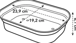 Clearance Elho green basics Anzuchtschale S schwarz 23,9 x 19,2 x 6,1 cm Anzuchtkästen & Mini-Gewächshäuser