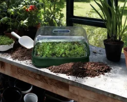 New Elho green basics Anzuchtschale grün 36 x 26,5 x 6,3 cm Anzuchtkästen & Mini-Gewächshäuser