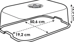 Hot Elho green basics Anzuchtkasten Deckel 51 x 19,5 x 12,7 cm Anzuchtkästen & Mini-Gewächshäuser