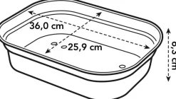 New Elho green basics Anzuchtschale M schwarz 36 x 25,9 x 6,3 cm Anzuchtkästen & Mini-Gewächshäuser