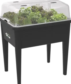 Outlet Elho green basics Anzuchtkasten XXL schwarz 75,5 x 56,3 x 73,3 cm Anzuchtkästen & Mini-Gewächshäuser