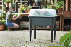 Outlet Elho green basics Anzuchtkasten XXL schwarz 75,5 x 56,3 x 73,3 cm Anzuchtkästen & Mini-Gewächshäuser