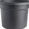Elho green basics Blumentopf D 25 cm H 18,5 cm schwarz Blumentöpfe|Blumentöpfe & Pflanzgefäße