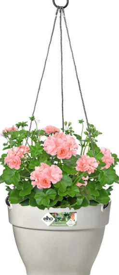 Online Elho Hängetopf Vibia weiß D 26 H 18 cm Blumenampeln & Hängetöpfe|Blumentöpfe & Pflanzgefäße