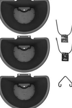 Discount Elho Hängetöpfe Corsica anthrazit 26,7 x 17 x 29,7 cm 3 St. Blumenampeln & Hängetöpfe|Blumentöpfe & Pflanzgefäße