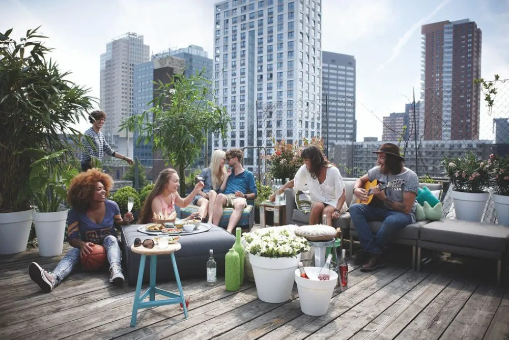 New Elho Loft Urban Blumentopf D 30 cm weiß Blumentöpfe|Blumentöpfe & Pflanzgefäße