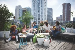 Discount Elho Loft Urban Blumentopf D 25 cm H 22 cm weiß Blumentöpfe|Blumentöpfe & Pflanzgefäße