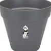 Outlet Elho Loft Urban Blumentopf mit Rollen 50 cm anthrazit Blumentöpfe|Blumentöpfe & Pflanzgefäße