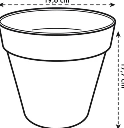 Online Elho Loft Urban Blumentopf rund D 20 cm anthrazit Blumentöpfe|Blumentöpfe & Pflanzgefäße