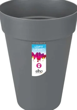 Hot Elho Loft Urban Blumentopf hoch D 28 cm H 38 cm anthrazit Blumentöpfe|Blumentöpfe & Pflanzgefäße
