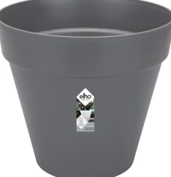 Clearance Elho Loft Urban Blumentopf mit Rollen 40 cm anthrazit Blumentöpfe|Blumentöpfe & Pflanzgefäße