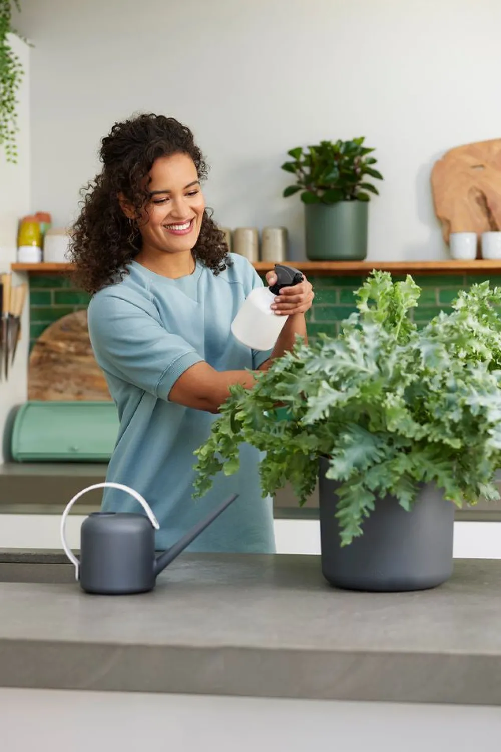 Clearance Elho Pflanzensprüher 'B. for soft' weiß 0,6 l D 9,5 x H 18,9 cm Gießen & Bewässerung|Drucksprüher & Pflanzensprüher