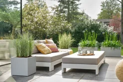 Clearance Elho Pflanzkübel Vivo 39 x 78 x 37,5 cm grau Pflanzkübel|Pflanzkübel & Blumenkübel