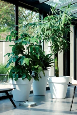 Discount Elho Pure Blumentopf weiß D 40 cm Blumentöpfe|Blumentöpfe & Pflanzgefäße