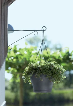 Clearance Elho Wandhaken Eleganz 30 cm anthrazit Haken & Bügel