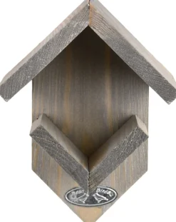 Outlet Esschert Design Erdnussbutter-Glashalter grau 15 x 13 x 19,5 cm Gartenvögel|Erdnussbutter-Häuser