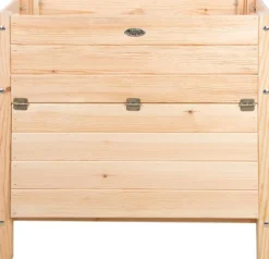 New Esschert Design Hochbeet natur 78,8 x 40,6 x 78 cm Anzuchtkästen & Mini-Gewächshäuser