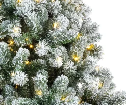 Outlet Everlands künstlicher Weihnachtsbaum Imperial Pine mit Schnee 380 LEDs warm weiß D 137 H 210 cm Künstliche Weihnachtsbäume