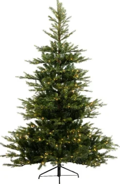 New Everlands künstlicher Weihnachtsbaum Grandis Fir H 210 cm met LED Beleuchtung warmweiß Künstliche Weihnachtsbäume