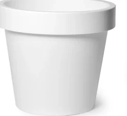 Outlet Everydays by Blumentopf Freek weiß D 20 H 18 cm Blumentöpfe|Blumentöpfe & Pflanzgefäße