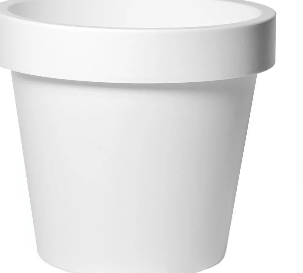 New Everydays by Blumentopf Freek weiß D 40 H 35 cm Blumentöpfe|Blumentöpfe & Pflanzgefäße