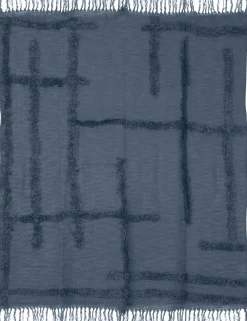 Outlet Everydays by Decke Filip blau 180 x 130 Decken & Plaids