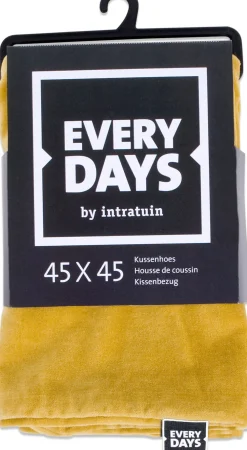 Clearance Everydays by Kissenbezug Samt gelb 45 x 45 cm Kissen