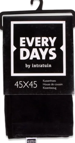 Outlet Everydays by Kissenbezug Samt schwarz 45 x 45 cm Kissen