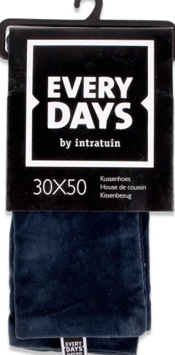 Clearance Everydays by Kissenbezug Samt blau 30 x 50 cm Kissen