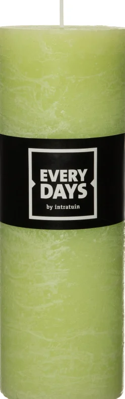 Outlet Everydays by Stumpenkerze Rustic grün D 6,8 H 19 cm Stumpenkerzen