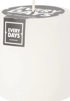 Sale Everydays by Stumpenkerze Rustic weiß 45 Std. D 7 H 8 cm Stumpenkerzen