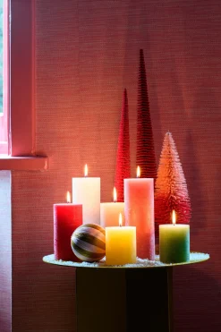 Hot Everydays by Stumpenkerze Rustic weiß 100 Std. D 7 H 19 cm Stumpenkerzen