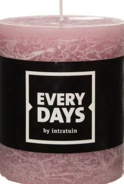 Best Everydays by Stumpenkerze Rustic rosa 30 Std. D 6,8 H 8 cm Stumpenkerzen