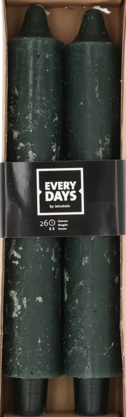 Sale Everydays by Stabkerzen Rustic grün 26 Std. 2 St. Stabkerzen