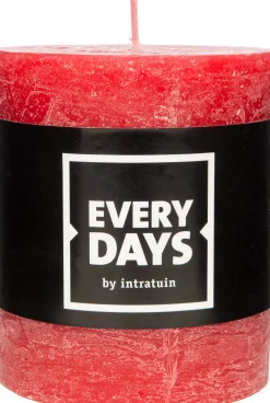 Outlet Everydays by Stumpenkerze Rustic rot D 7 H 8 cm Stumpenkerzen