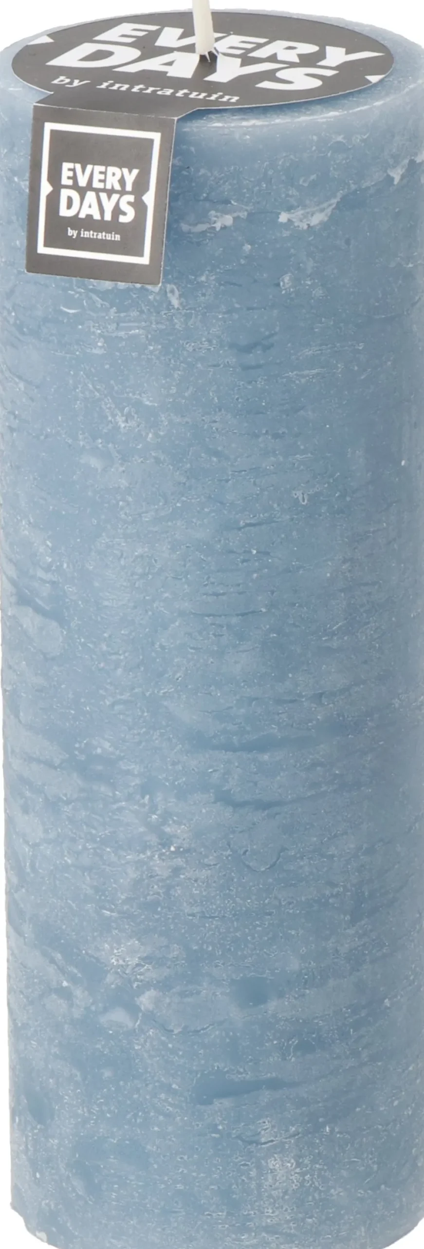 Discount Everydays by Stumpenkerze Rustic jeansblau 100 Std. D 7 H 19 cm Stumpenkerzen