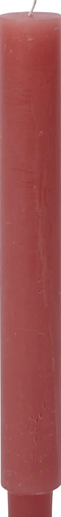 Everydays by Stabkerze Rustic rot 10 Std. D 3 H 25 cm Stabkerzen
