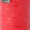 New Everydays by Stumpenkerze Rustic rot 75 Std. D 7 H 13 cm Stumpenkerzen