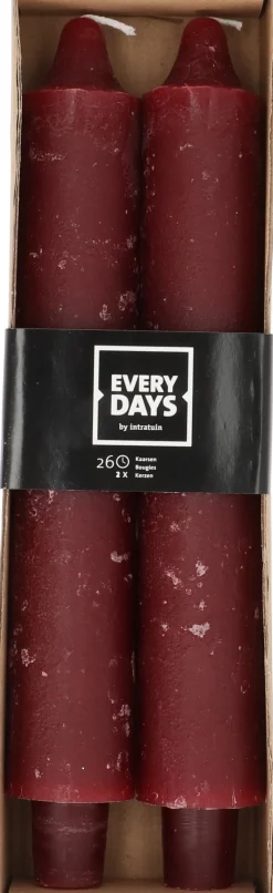 Everydays by Stabkerzen Rustic braun 26 Std. 2 St. Stabkerzen