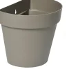 Best Everydays by Wand-Blumentopf Ad taupe 28 x 20 x 23,5 cm Wand-Blumentöpfe|Blumentöpfe & Pflanzgefäße