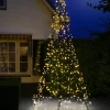 Hot Fairybell Fahnenmast-Beleuchtung H 400 cm mit 640 LEDs warmweiß Led Weihnachtsbäume (Außen)