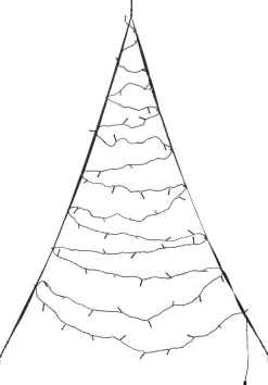 Discount Fairybell Fensterweihnachtsbaum 60 LEDs warmweiß H 125 cm Led Weihnachtsbäume (Außen)