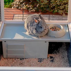 Hot Ferplast Kaninchenstall Arena 100 x 62,5 x 51 cm naturell / schwarz Kaninchenställe & -Käfige