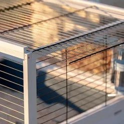 Hot Ferplast Kaninchenstall Arena 100 x 62,5 x 51 cm naturell / schwarz Kaninchenställe & -Käfige