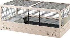 Hot Ferplast Kaninchenstall Arena 125 x 64,5 x 51 cm naturell Kaninchenställe & -Käfige