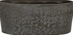 Sale Floran Orchideenschale 33 x 15 x 15 cm grau-schwarz Blumentöpfe & Pflanzgefäße|Blumentöpfe