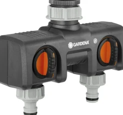 Outlet Gardena 2-Wege-Verteiler für 26,5 mm (G 3/4") und 33,3 mm (G 1") Gewinde Gießen & Bewässerung|Rasensprenger & Bewässerungssysteme
