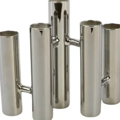 Sale HBX Vase silber 16 x 7 x 18 cm Vasen & Krüge|Blumentöpfe & Pflanzgefäße